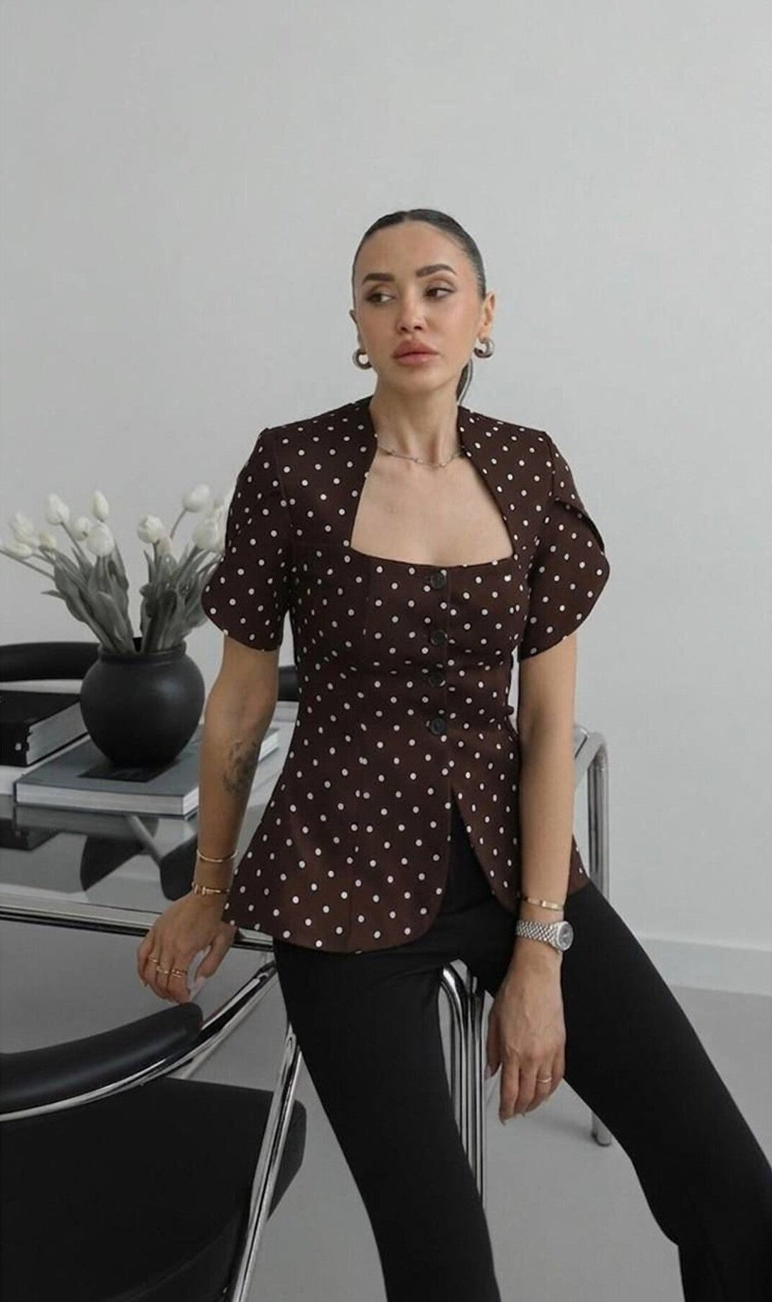 Veste Juliette à Pois