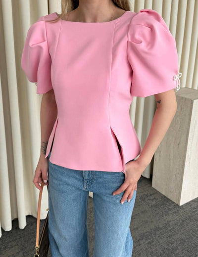 Veste Victoria à Manches Bouffantes