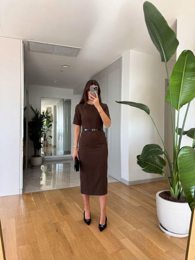 Robe Midi Ceinturée - photo 1