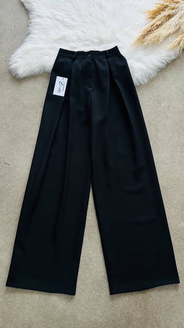 Pantalon Wide Leg Taille Haute