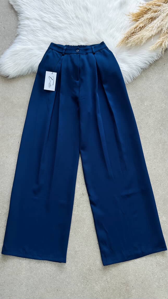 Pantalon Wide Leg Taille Haute