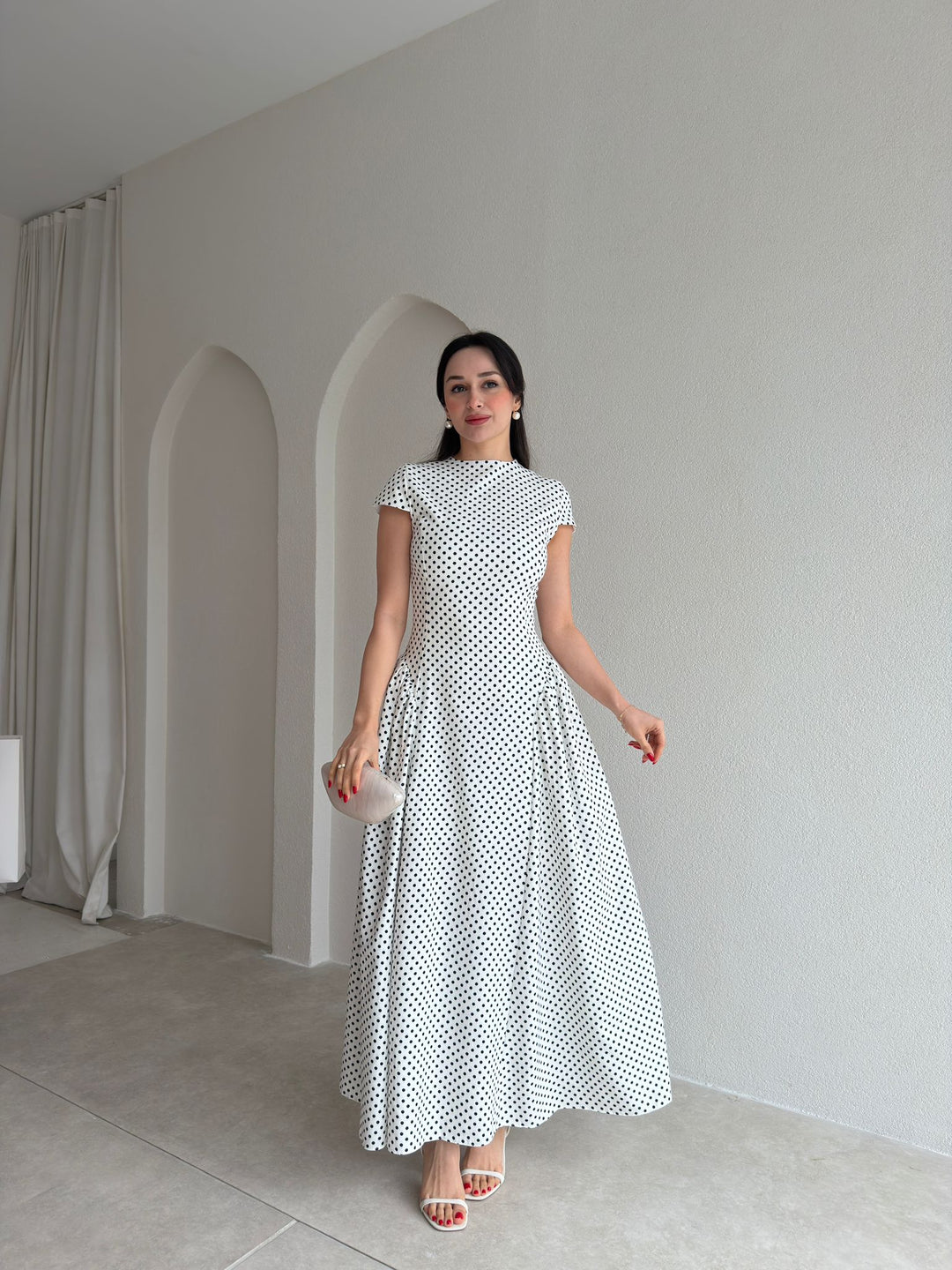 Robe Charlotte à Pois - photo 1