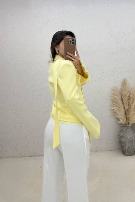 Veste Aura à Détails Dentelle