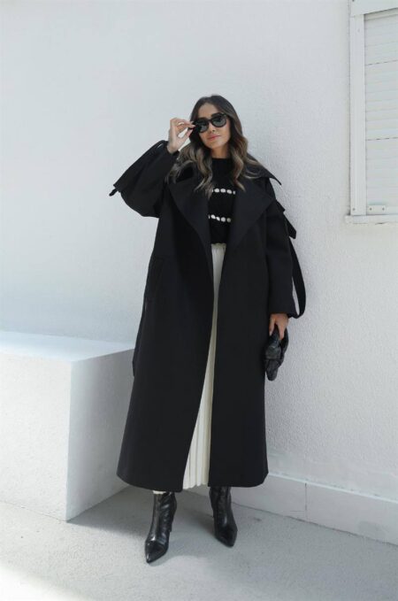 Manteau avec détails de poches