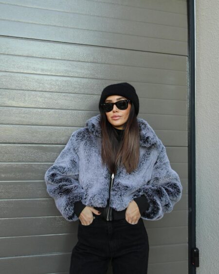 Veste Courte en Fourrure