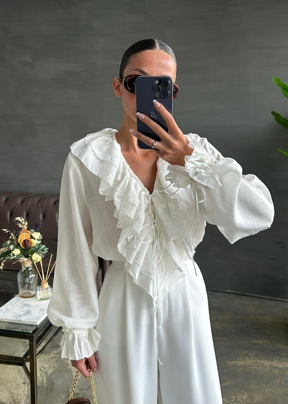 Chemise suédoise à volants – Image 6